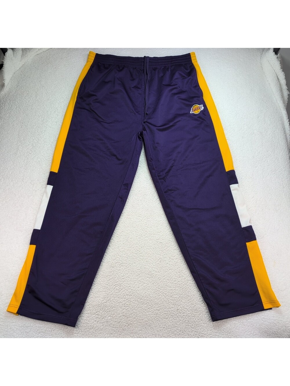 Los Angeles Lakers NBA Men’s XL Purple Gold White Track Pants